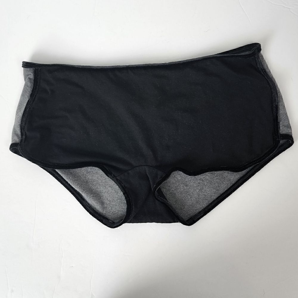 PINK BY VICTORIA SECRET BOY SHORTS BOXERS SIZE XL BLACK